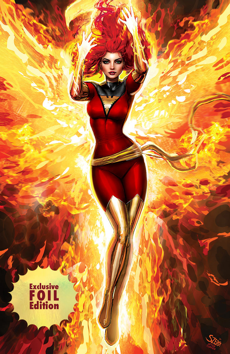 [Foil] Phoenix #4 Unknown Comics Nathan Szerdy Exclusive Virgin Nycc 2024 Var (10/23/2024) - Collectors World Toys Main image