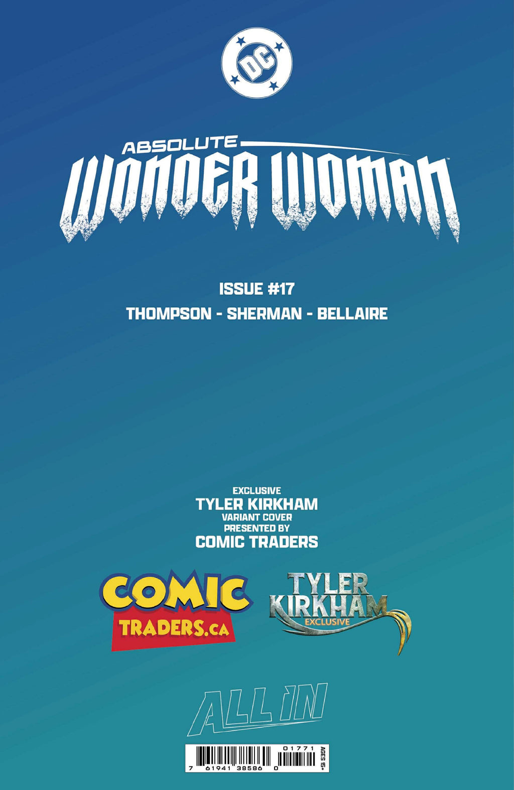 [FOIL] ABSOLUTE WONDER WOMAN #17 TYLER KIRKHAM EXCLUSIVE VIRGIN VAR (02/25/2026)