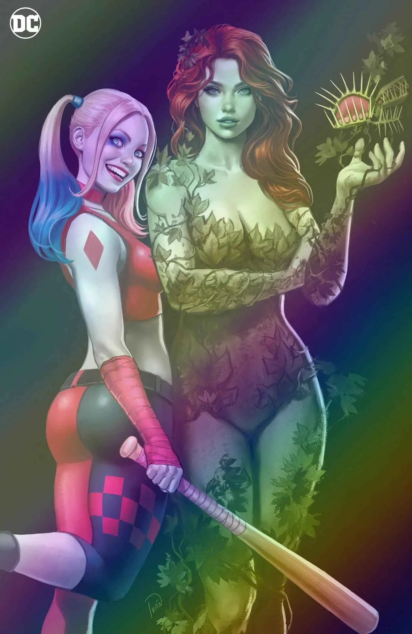 HARLEY QUINN #36 (IVAN TALAVERA EXCLUSIVE FOIL VIRGIN VARIANT)(2024) COMIC BOOK ~ DC Comics Main image
