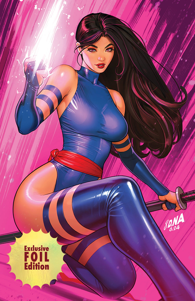 [FOIL] PSYLOCKE #1 UNKNOWN COMICS DAVID NAKAYAMA EXCLUSIVE VIRGIN CONVENTION VAR (11/13/2024) Main image
