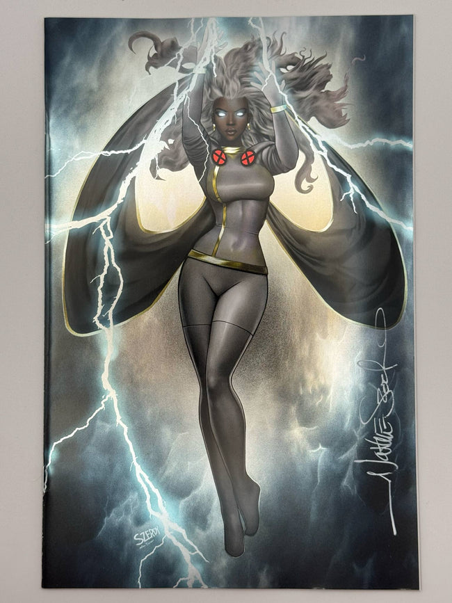 [Signed by Nathan Szerdy] [FOIL] STORM #1 UNKNOWN COMICS NATHAN SZERDY EXCLUSIVE VIRGIN CONVENTION VAR IN STOCK - Collectors World Toys Hover Image