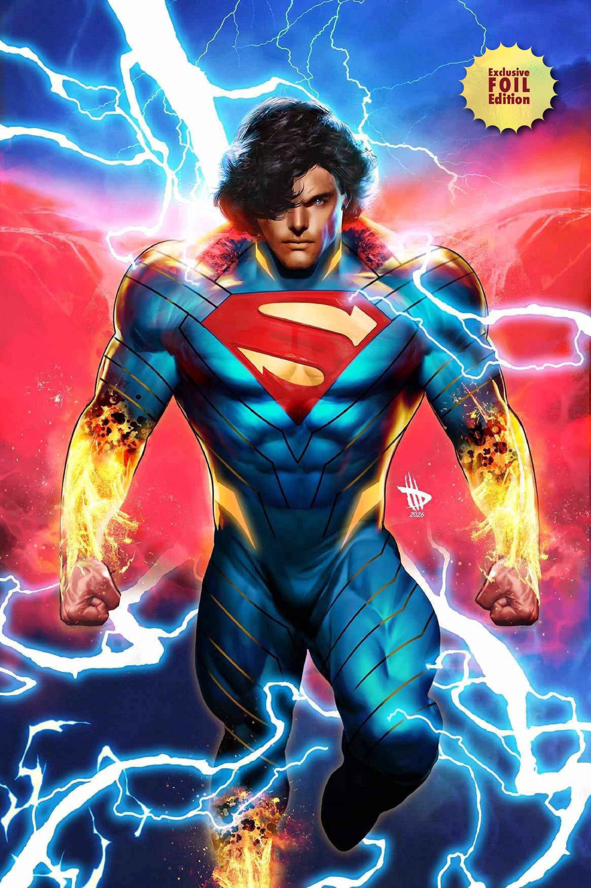 [FOIL] ABSOLUTE SUPERMAN #18 DAVE WILKINS EXCLUSIVE VIRGIN VAR (04/01/2026) Main image