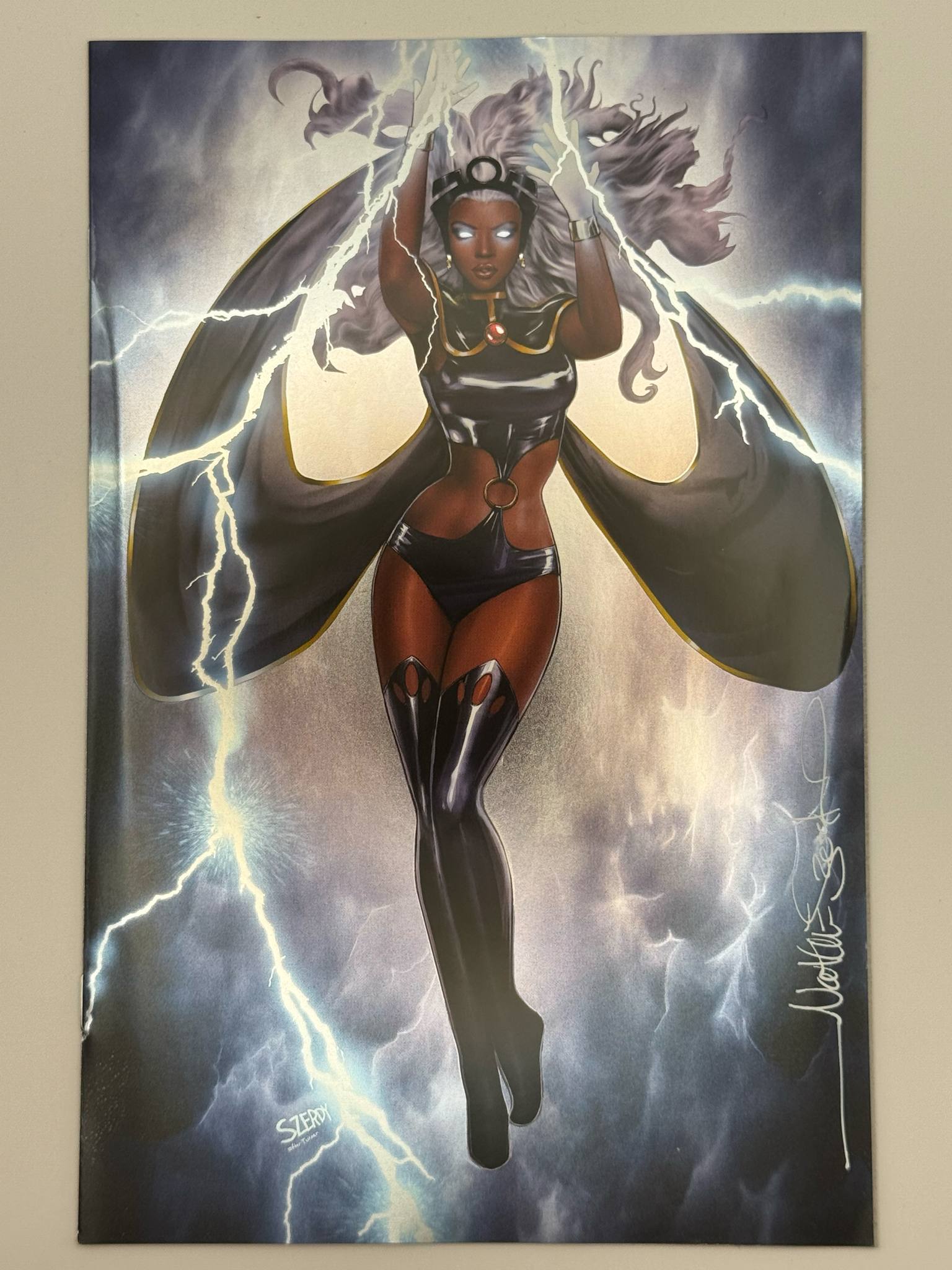 [Signed by Nathan Szerdy] [FOIL] STORM #2 UNKNOWN COMICS NATHAN SZERDY EXCLUSIVE VIRGIN VAR [IN STOCK] - Collectors World Toys Main image