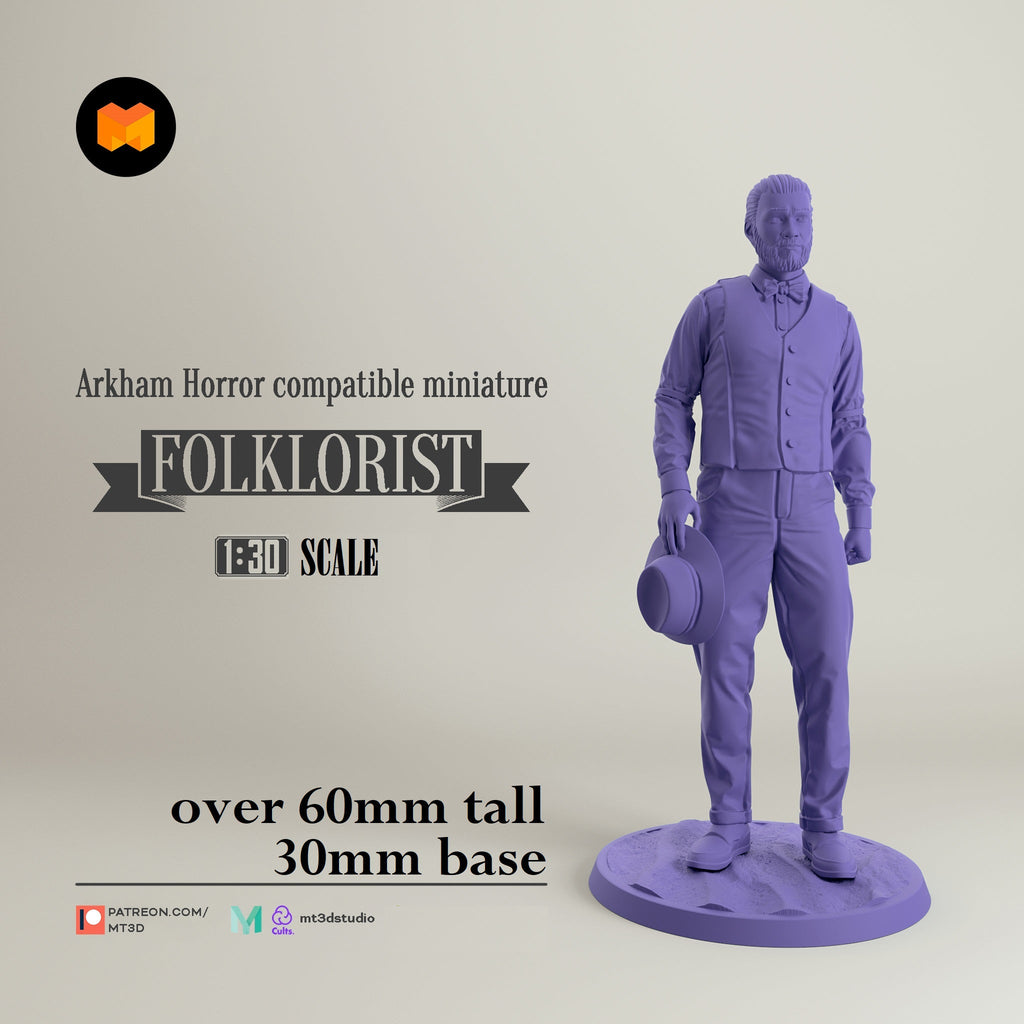 Arkham Compatible Investigator: The Folklorist (Kohaku Narukami)