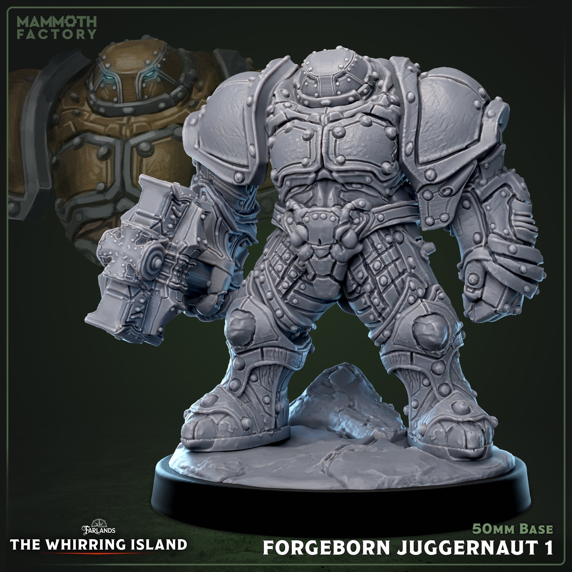 Forgeborn Juggernaut: Sculpt 1 (Warforged Guardian) Main image