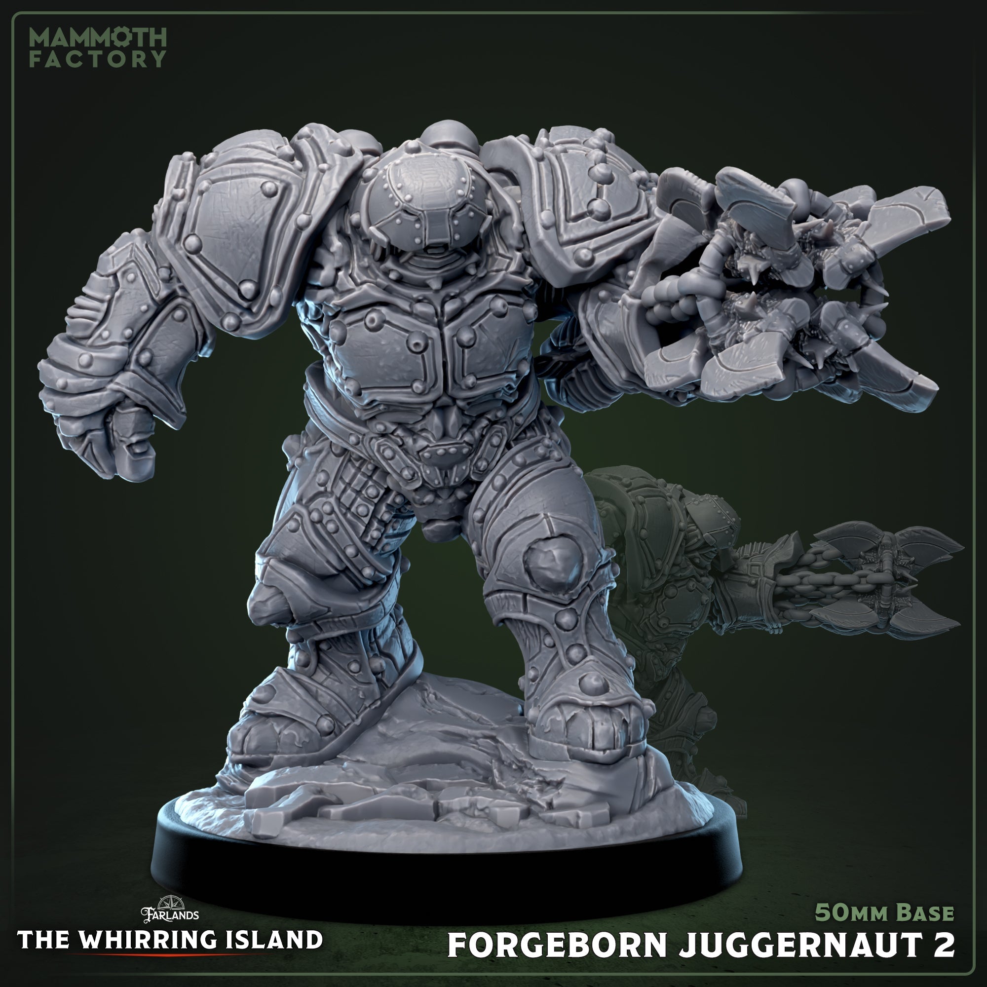 Forgeborn Juggernaut: Sculpt 2 (Warforged Guardian) (Copy) Main image