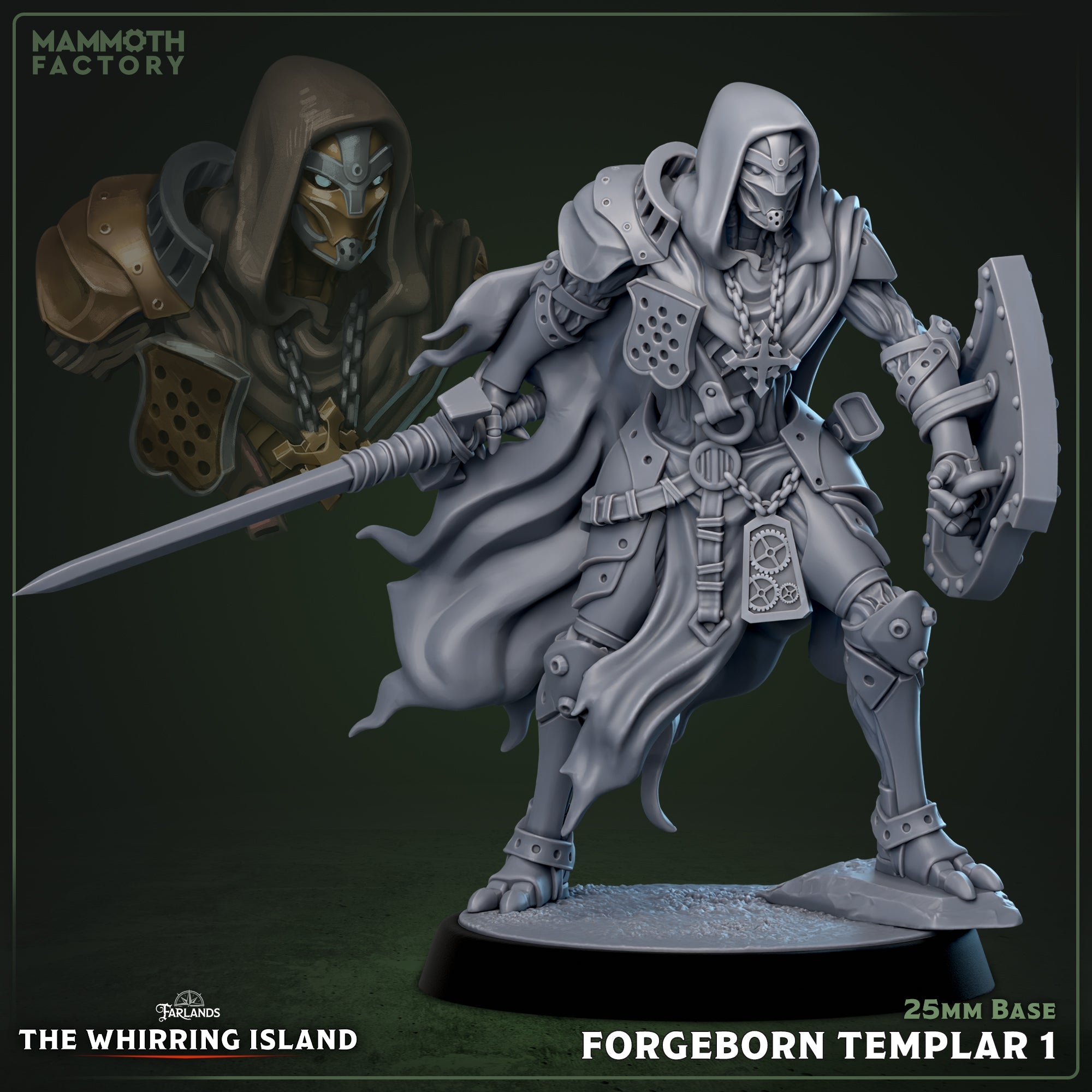 Forgeborn Templar: Sculpt 1 (Warforged Knight) Main image