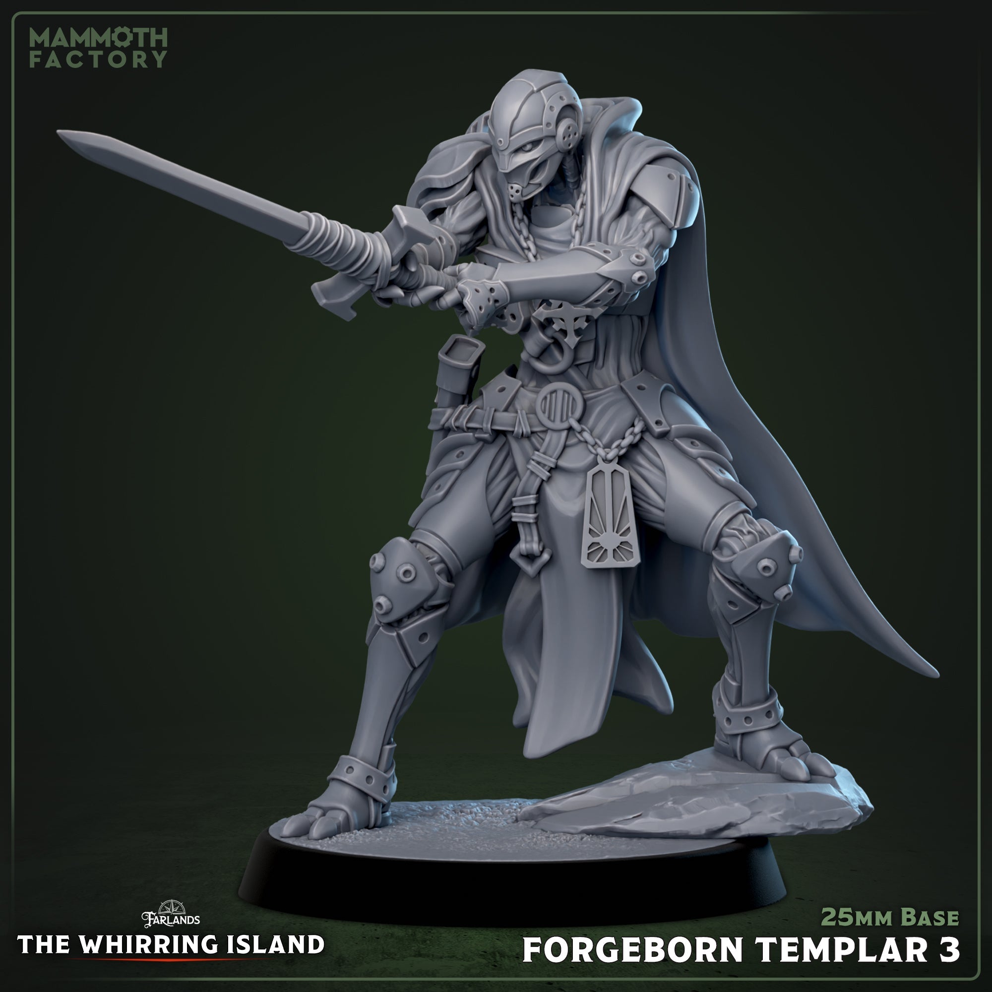 Forgeborn Templar: Sculpt 3 (Warforged Knight) Main image