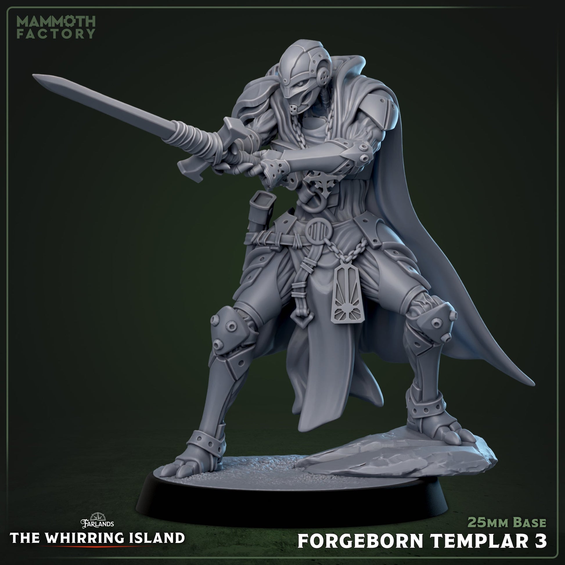 Forgeborn Templar: Sculpt 3 (Warforged Knight)