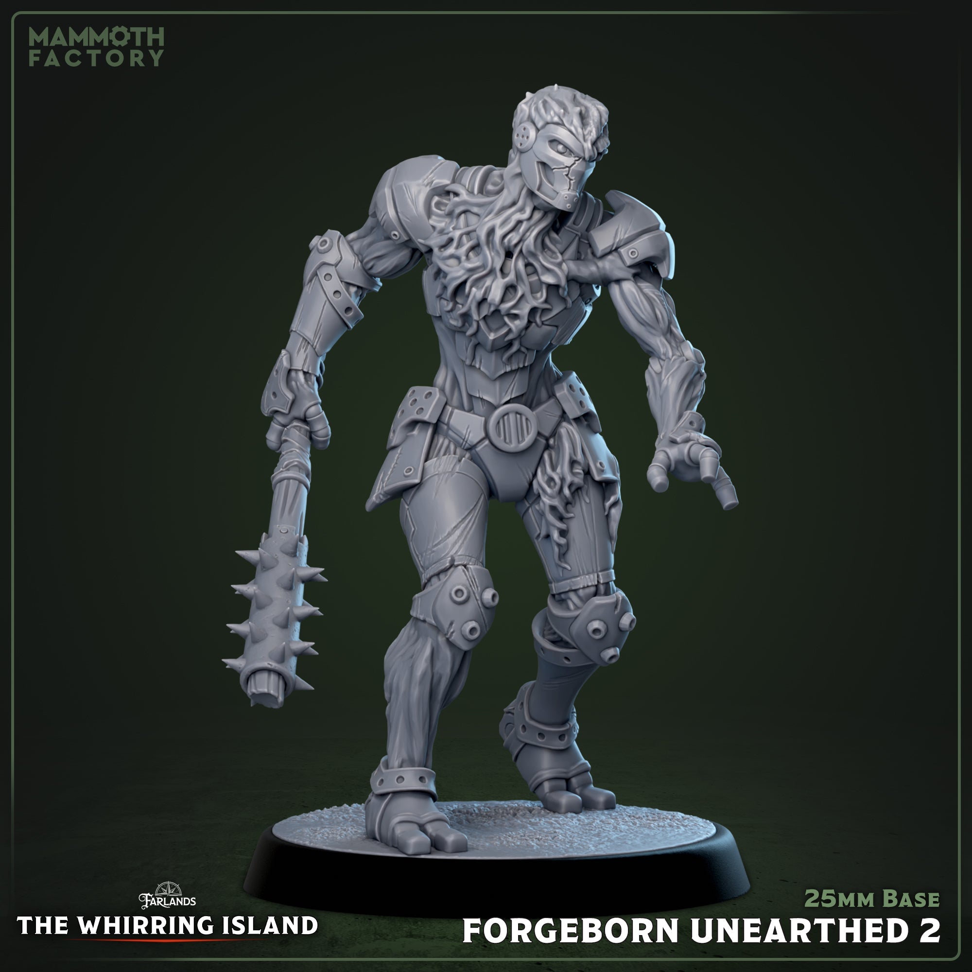 Forgeborn Unearthed: Sculpt 2 (Mycelial Warforged Soldier) Main image