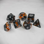 Forgotten Amber - 7 Piece DnD Dice Set | Acrylic RPG Gaming Dice - Collectors World Toys