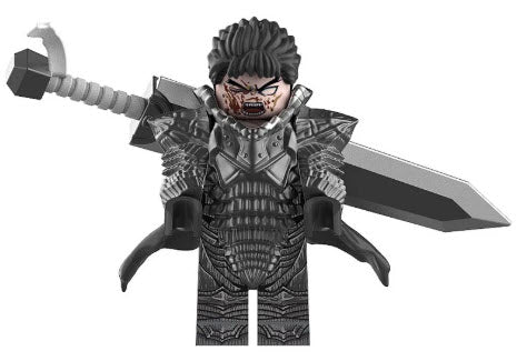 Berserk Guts with Horse Custom Minifig - Collectors World Toys