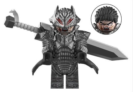 Berserk Guts with Horse Custom Minifig - Collectors World Toys