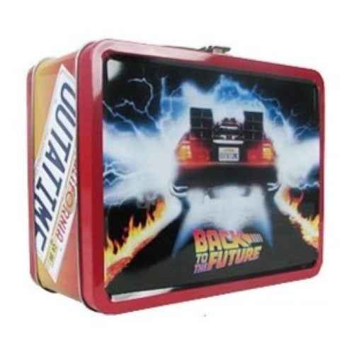 Back to the Future Outatime Retro Style Tin Tote Lunch Box Main image