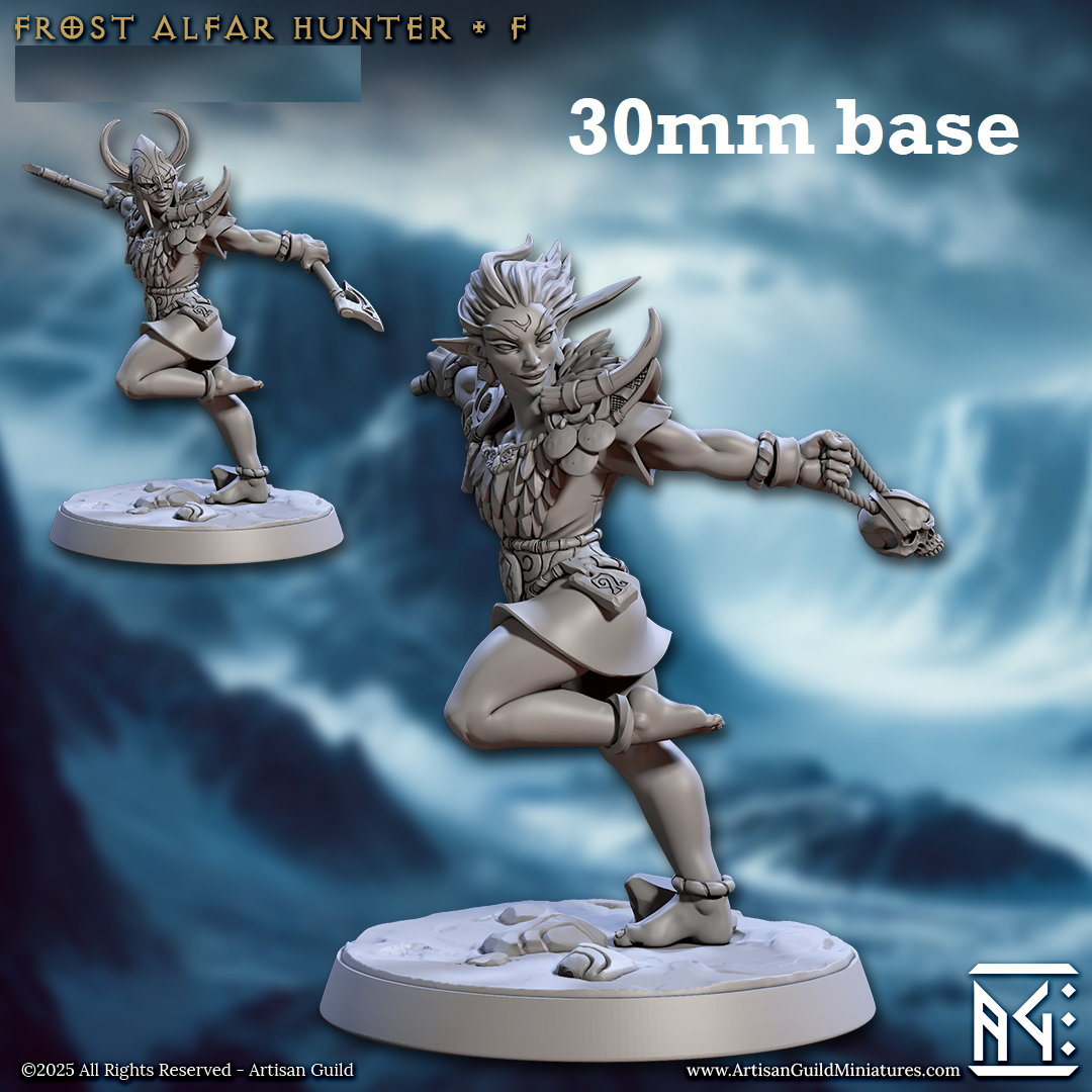 Frost Alfar Hunter: Sculpt F (Female Elf Rogue) Main image