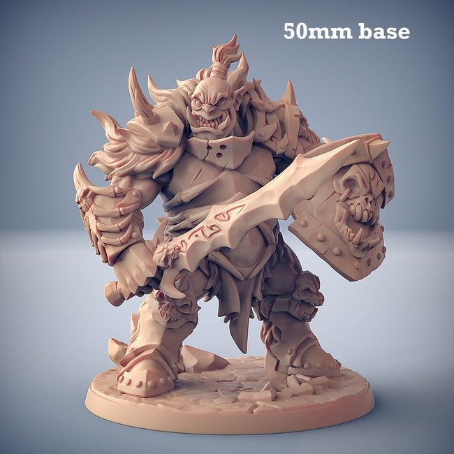 Frostmetal Ogre: Sculpt A (Male Ogre Barbarian) Hover Image