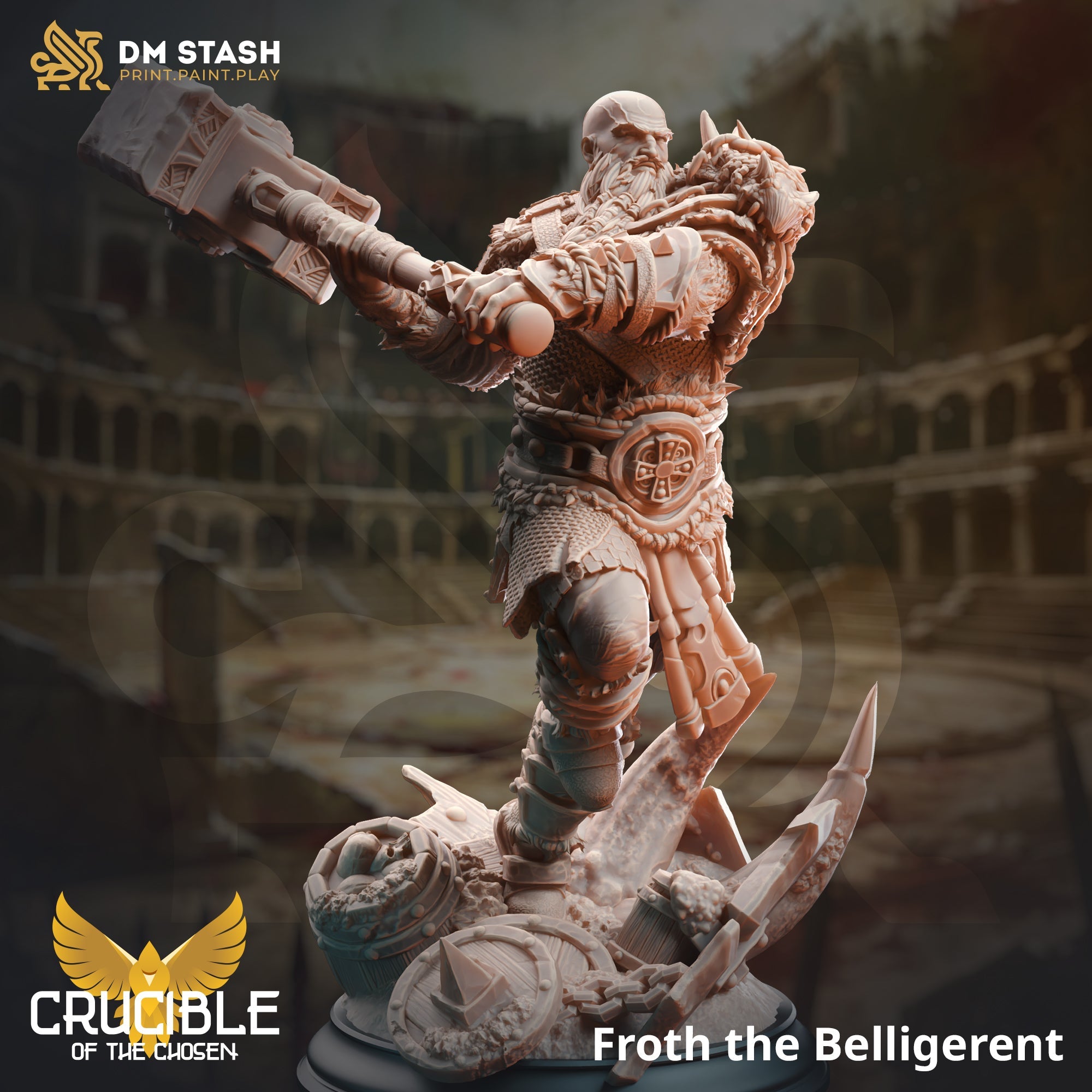 Froth the Beligerant (Male Human Barbarian) Main image