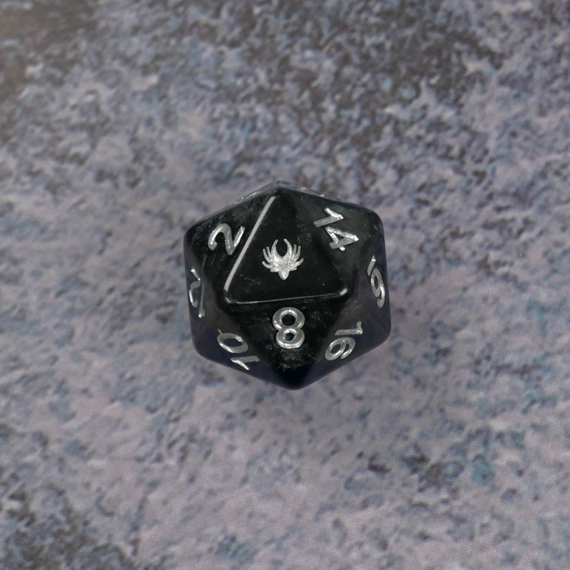 Forgotten Sapphire - 7 Piece DnD Dice Set | Acrylic RPG Gaming Dice - Collectors World Toys