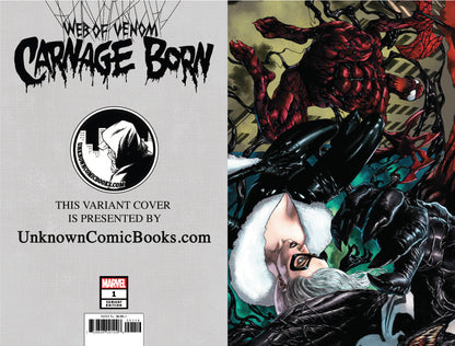 Web Of Venom Carnage Born #1 Unknown Comic Books Suayan Virgin Exclusive 11/21/2018 - Collectors World Toys