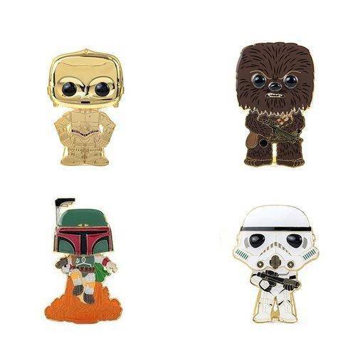 Funko Large Enamel Pop! Pin - Star Wars - Select Figure(s) Hover Image