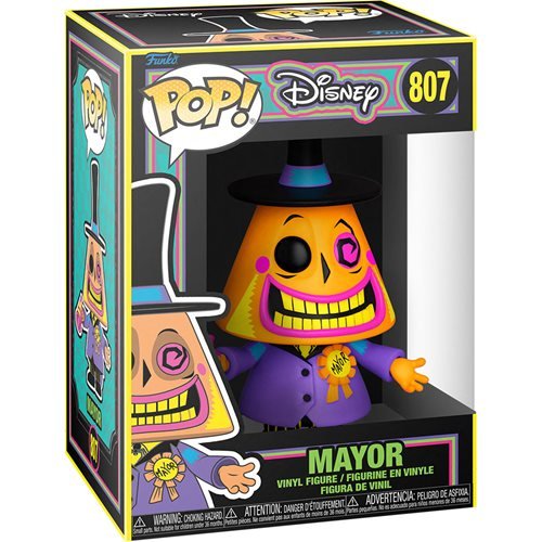 Funko Pop! Disney - Nightmare Before Christmas - Select Blacklight Vinyl Figure(s) Mayor (807)