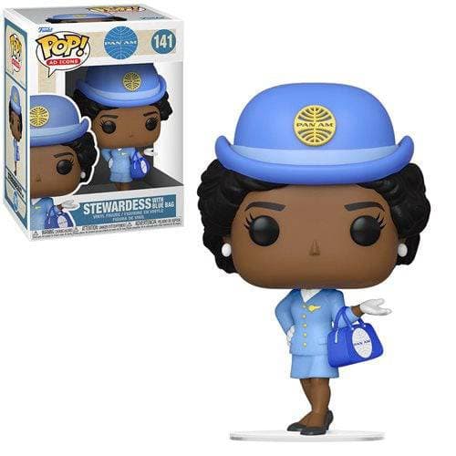 Funko Pop! Ad Icons Vinyl Figures - Select Figure(s) 141 - Stewardess With Blue Bag