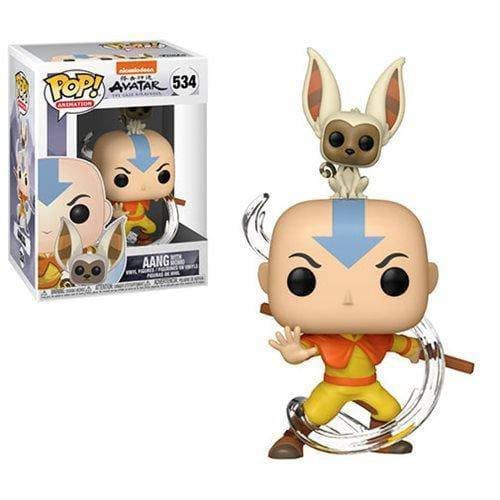 Funko Pop! Animation - Avatar: The Last Airbender Vinyl Figures - Select Figure(s) 534 - Aang with Momo