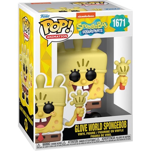 Funko Pop! Animation - SpongeBob SquarePants 25th Anniversary Vinyl Figure #1671 Glove World SpongeBob