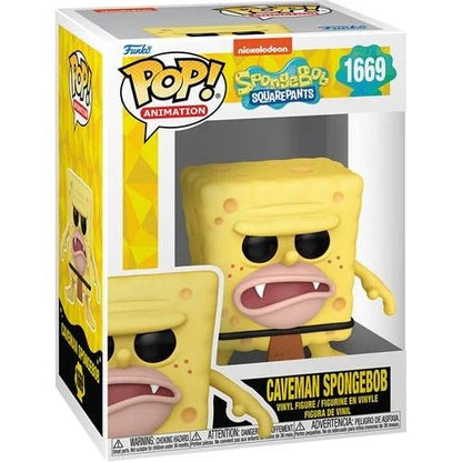 Funko Pop! Animation - SpongeBob SquarePants 25th Anniversary Vinyl Figure #1669 Caveman SpongeBob