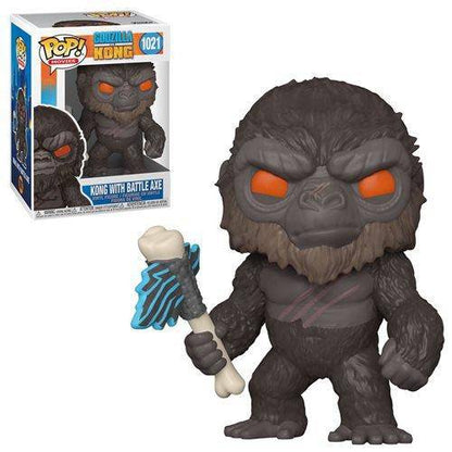 Funko Pop! Godzilla vs. Kong Vinyl Figures - Select Figure(s) 1021 Kong w Battle Axe