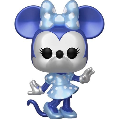 Funko Pop! Make-A-Wish Metallic Vinyl Figures - Select Figure(s) Minnie Mouse Metallic