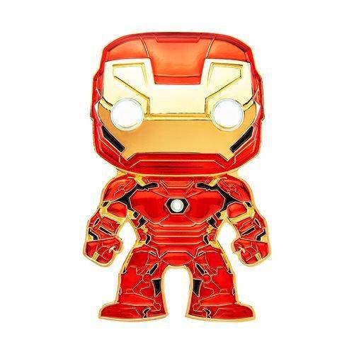 Funko Pop!- Marvel Large Enamel Pin - Select Figure(s) 01 Iron Man