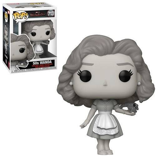 Funko Pop! - Marvel WandaVision Vinyl Figures - Select Figure(s) 713 - 50's Wanda Black & White