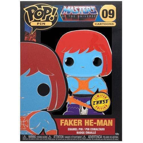 Funko Pop! Masters of the Universe Large Enamel Pin - Select Figure(s) 09 Faker He-Man(Chase)