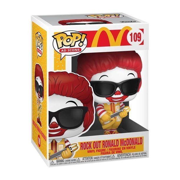 Funko Pop! McDonald's 3.75" Vinyl Figures - Select Figure(s) #109 Rock Out Ronald