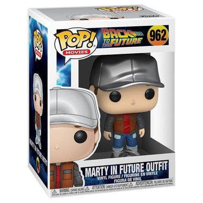 Funko Pop! Movies - Back to the Future Vinyl Figures - Select Figure(s) 962 Marty in Future Outfit