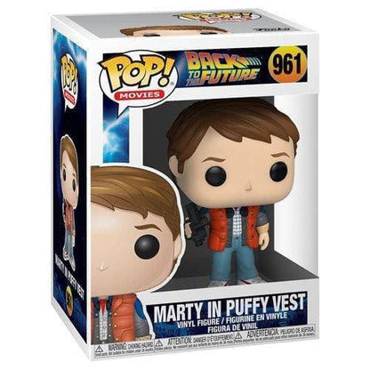 Funko Pop! Movies - Back to the Future Vinyl Figures - Select Figure(s) 961 Marty in Puffy Vest