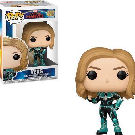 Funko Pop! Movies - Captain Marvel Vinyl Figures - Select Figure(s) 427 - Vers