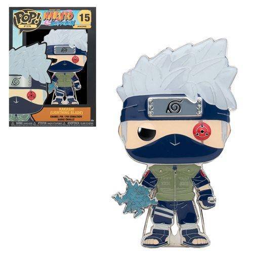 Funko Pop!- Naruto Large Enamel Pin - Select Figure(s) 15 Kakashi (Lightning Blade)