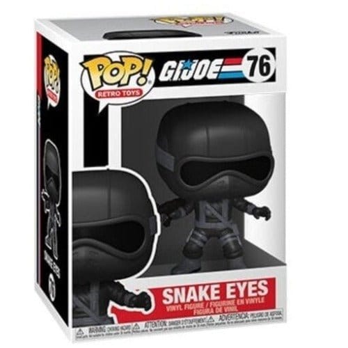 Funko Pop! Retro Toys Vinyl Figures - Select Figure(s) 76 - G.I. Joe - Snake Eyes