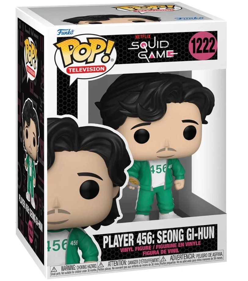 Funko Pop! Squid Game - 3.75" Vinyl Figures - Select Figure(s) #1222 Player 456: Seong Gi-Hun