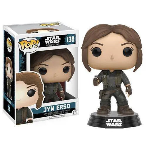 Funko Pop! Star Wars - Rogue One Vinyl Bobble Heads - Select Figure(s) 138 - Jyn Erso -