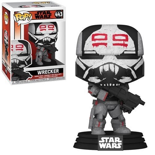 Funko Pop! Star Wars: The Bad Batch Vinyl Figures - Select Figure(s) 443 - Wrecker