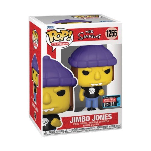 Funko Pop! Television The Simpsons Vinyl Figures - Select Figure(s) 1255 - Jimbo Jones - Limited Edition
