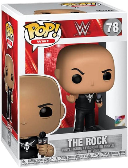 Funko Pop! WWE Vinyl Figures - Select Figure(s) #78 The Rock with Microphone
