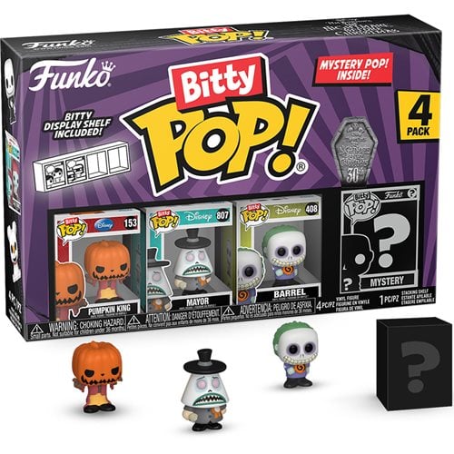 Funko The Nightmare Before Christmas Bitty Pop! Mini-Figure 4-Pack - Select Set(s) -