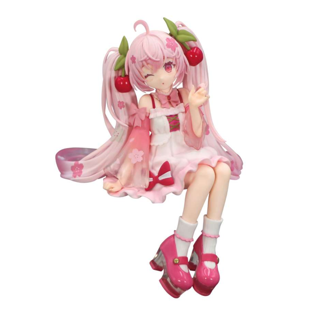 Hatsune Miku Sakura Miku Wink Noodle Stopper Figure Main image