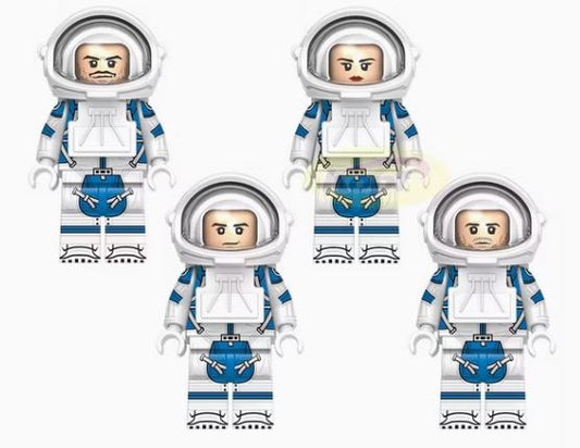 Fantastic Four Custom Minifigure Set – Space Suit Superhero Team