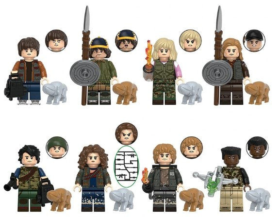 Stranger Things Minifigure Set of 8 S5 Main image