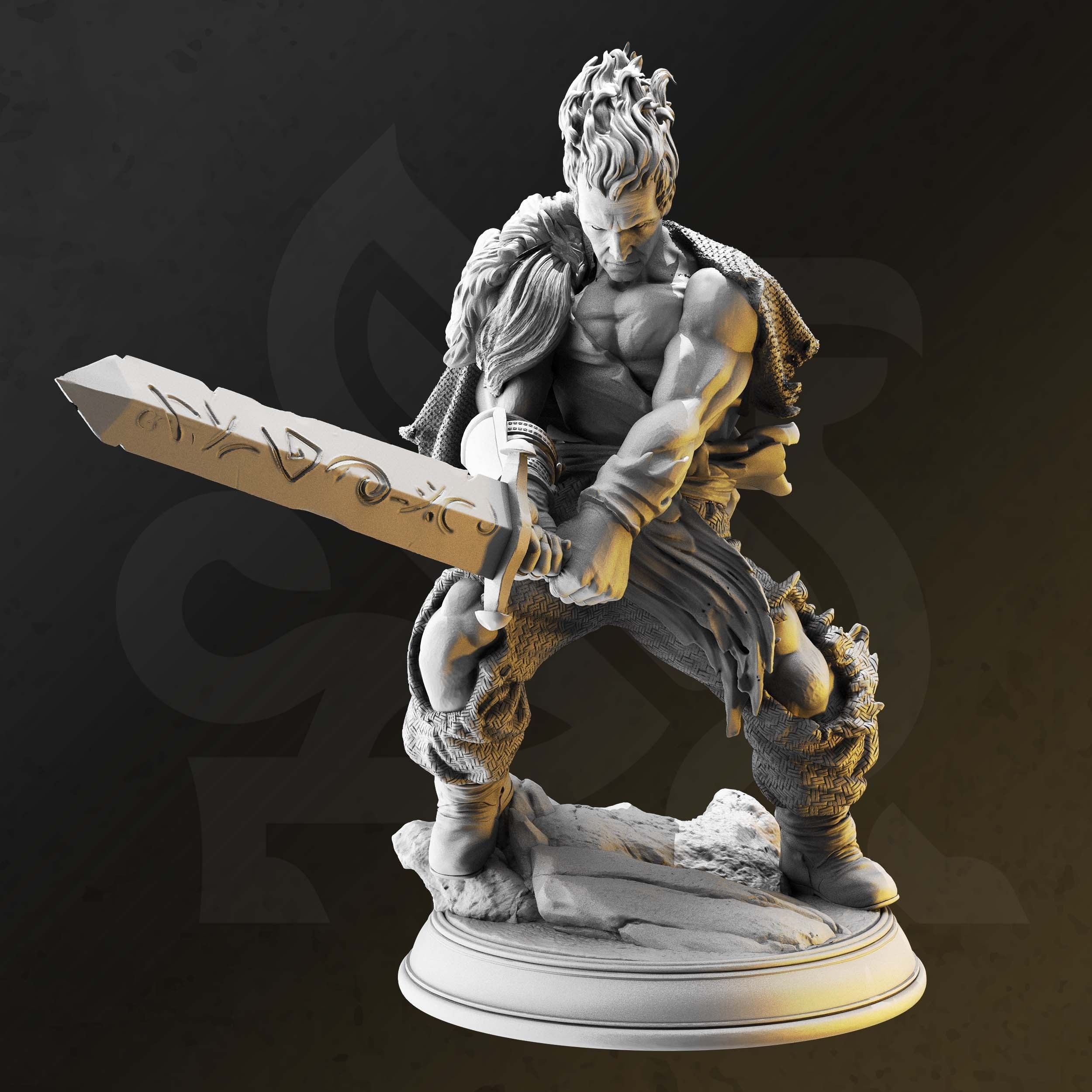 Gaius, Bloodhunter Captain (Male Human Warrior) Main image